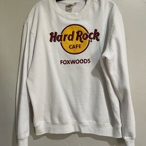 Hard Rock Cafe White Sweatshirt